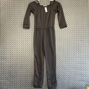 NWT Pinc Premium Black Long Sleeve Casual Wear Comfort‎ Jumpsuit Women's Size XL